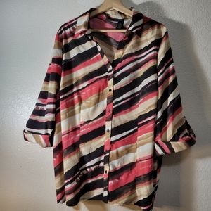 Maggie Barnes Button Down Blouse